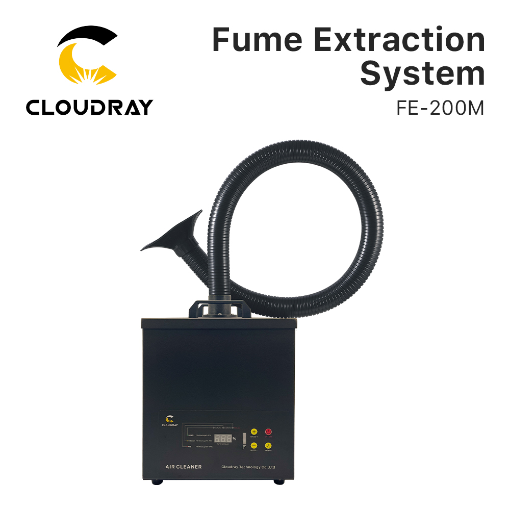 Laser Marking Machine - Système d'extraction des fumées Cloudray FE-200M