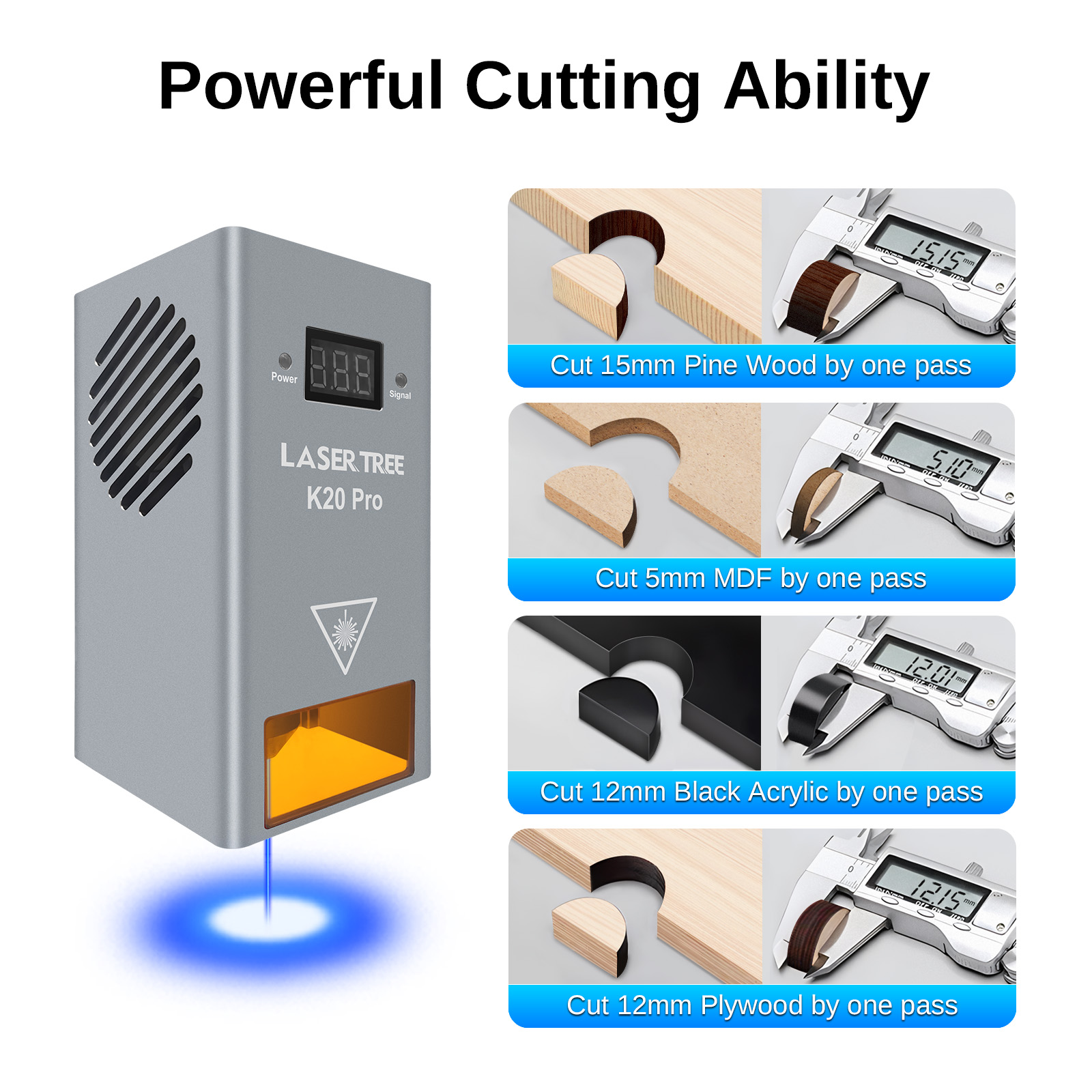 Tête LASER 20W, puissance opti - Industrial Laser Engraver avis et prix