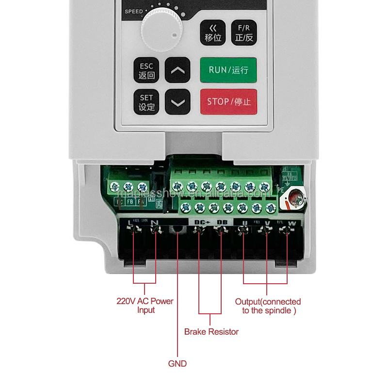 Onduleur VFD 1.5kw 110v/220v/3 - Cnc Spindle Motor avis et prix