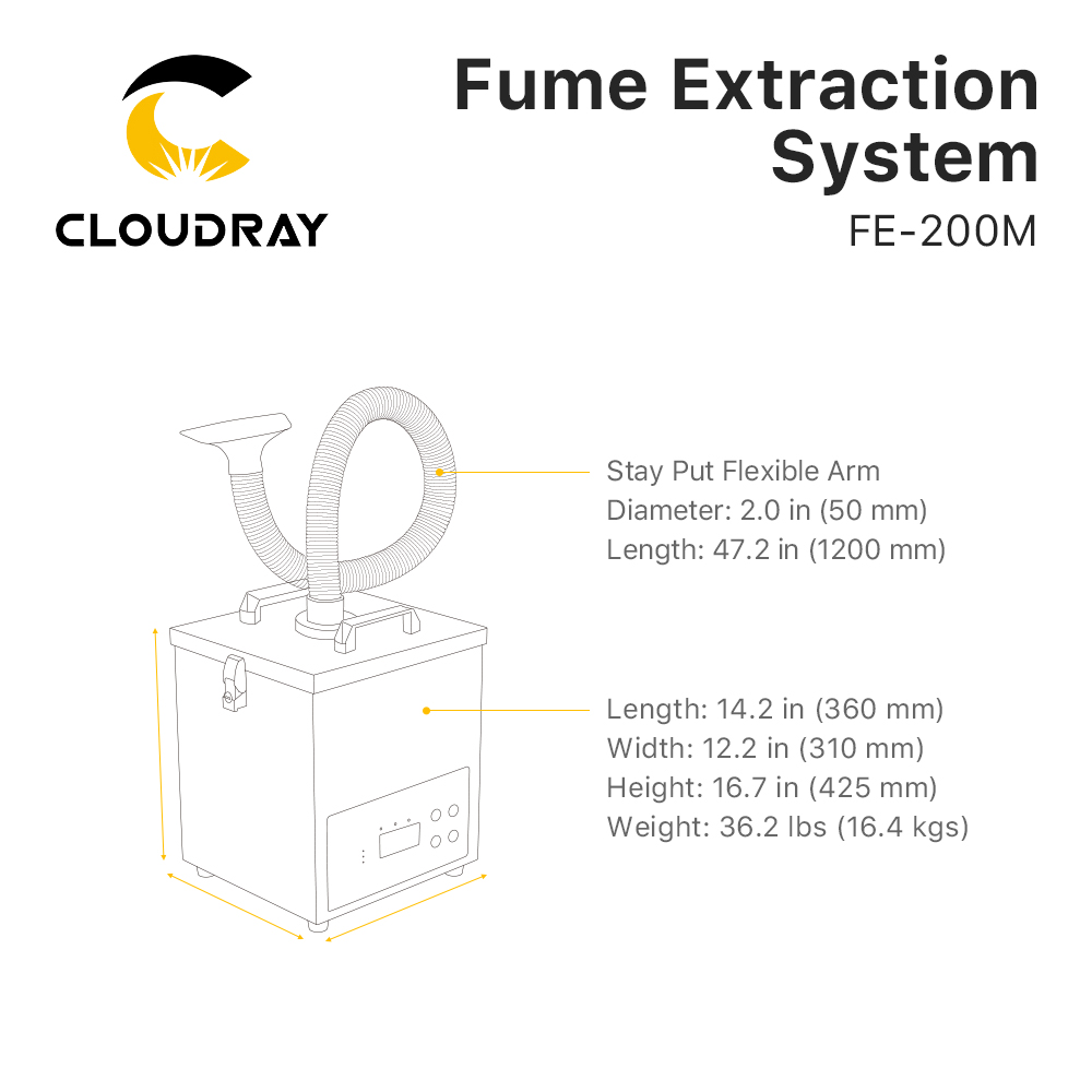 Système d'extraction des fumée - Laser Marking Machine avis et prix